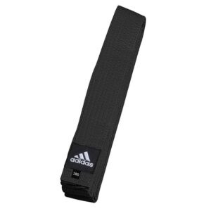 Cinturón élite Adidas de Karate negro 280g – Teams por Combat, distribuidores oficiales de Adidas Combat Sport en Venezuela