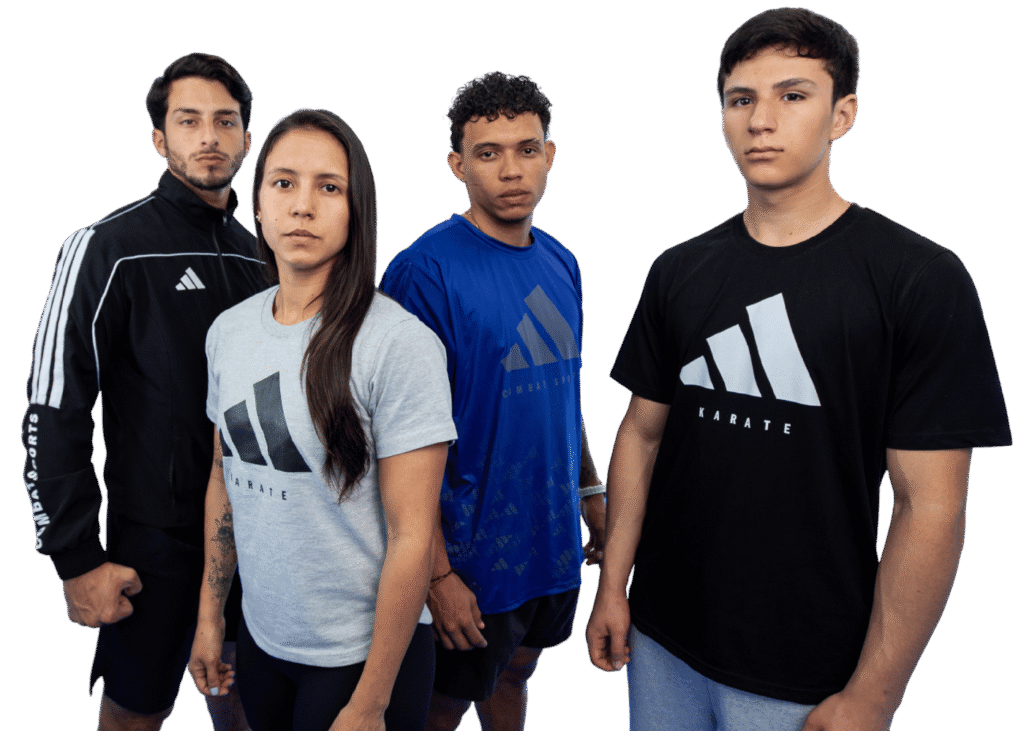 Jóvenes atletas de Sport Combat, distribuidores exclusivos de Adidas Combat Sports en Venezuela